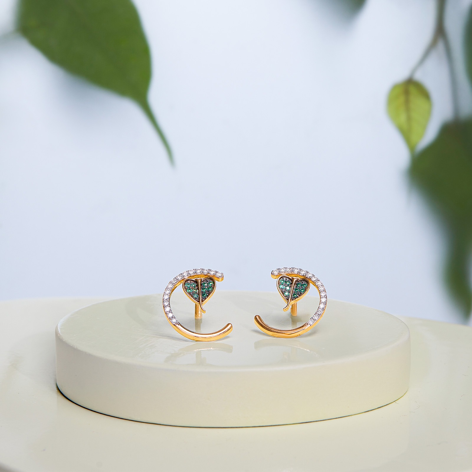 Canopy Gemstone Stud Earrings