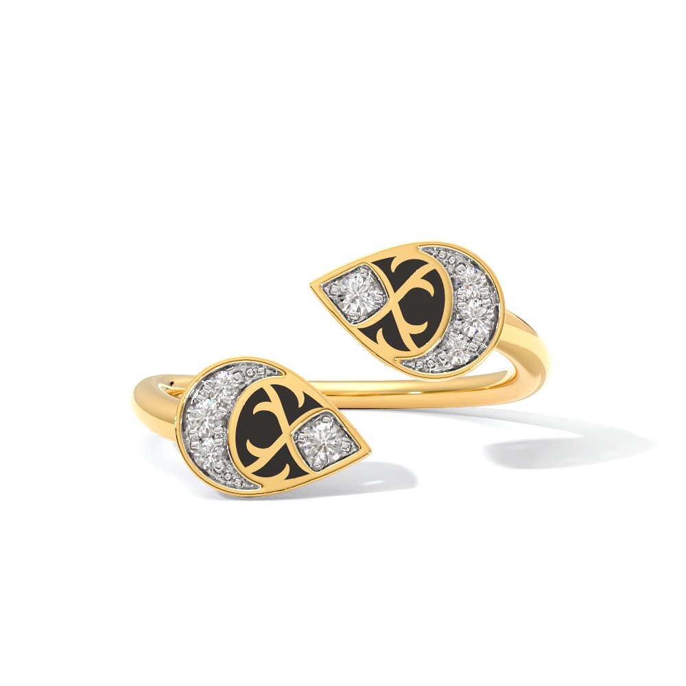 Mystic Diamond Open Ring