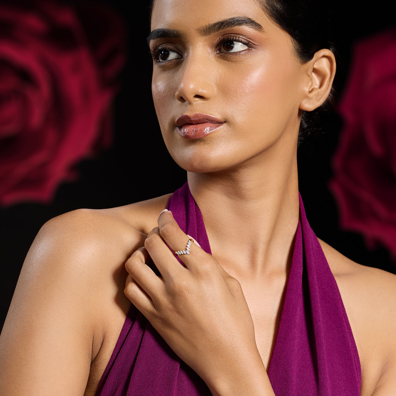 Virgule Diamond Vanki Ring