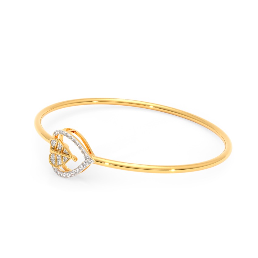 Peepal Leaf Diamond Bracelet