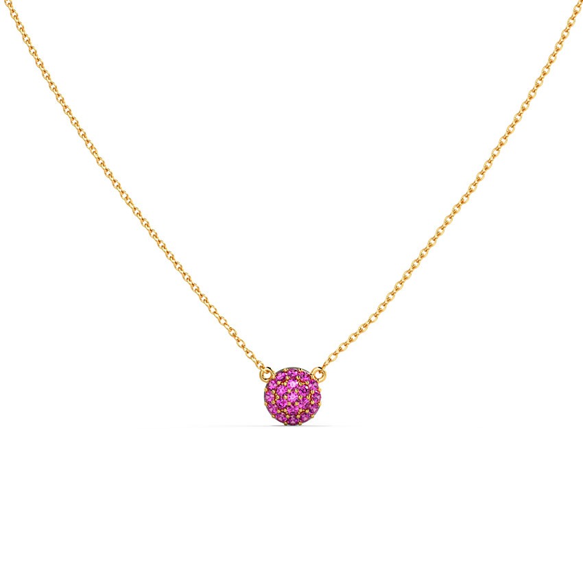 Radiant Globus Gemstone Necklace