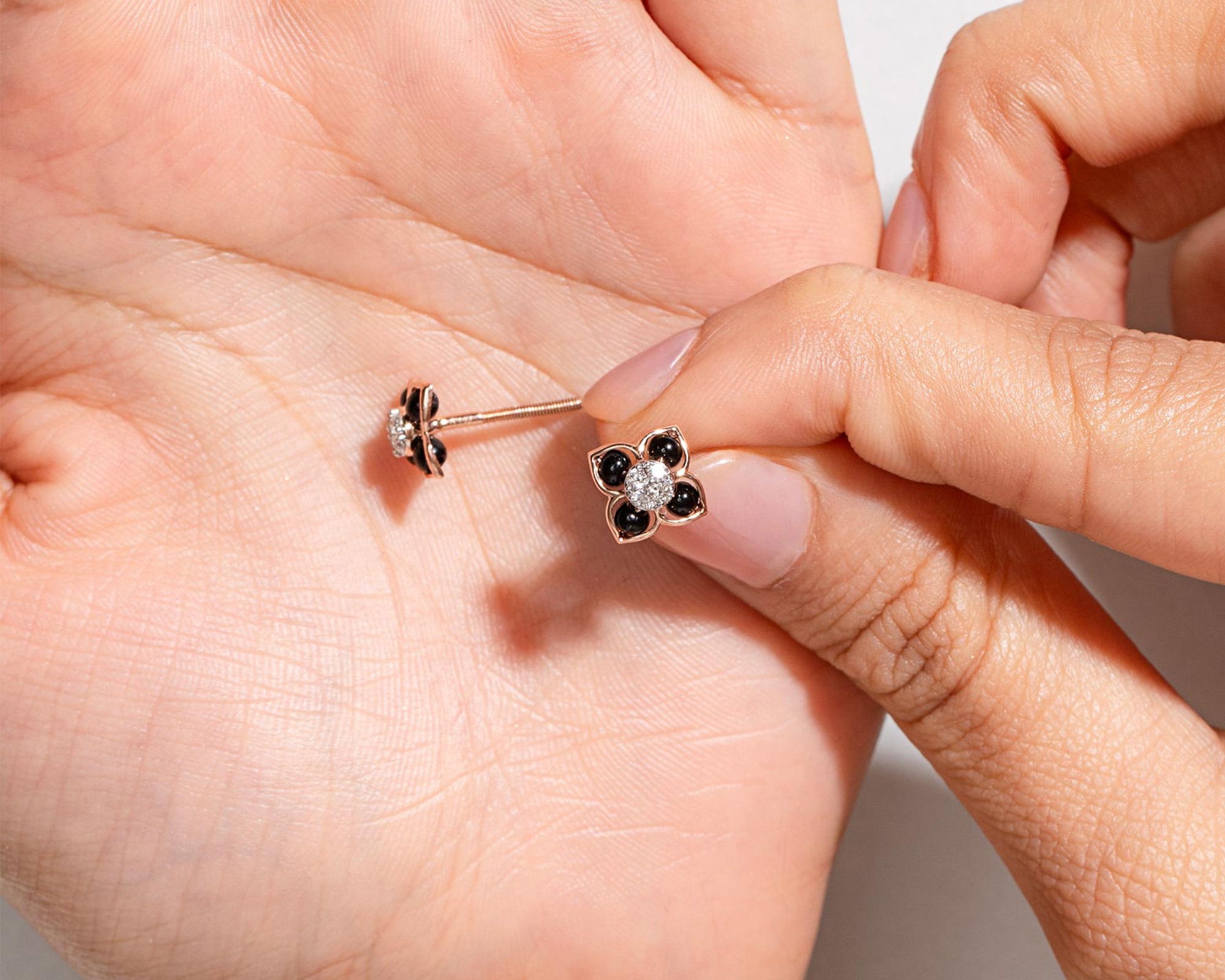 CaratLane mangalsutra earrings