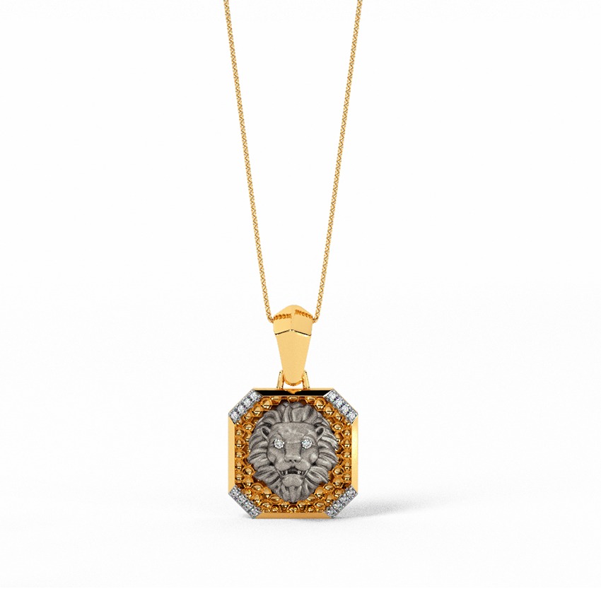 King's Jewel Diamond Pendant For Men