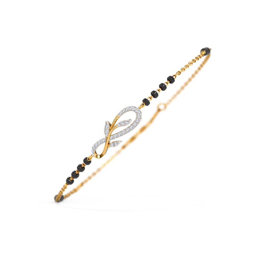 Shalini Infinity Diamond Mangalsutra Bracelet