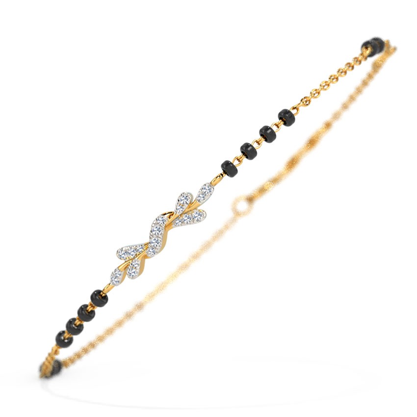 Dityaa Diamond Mangalsutra Bracelet