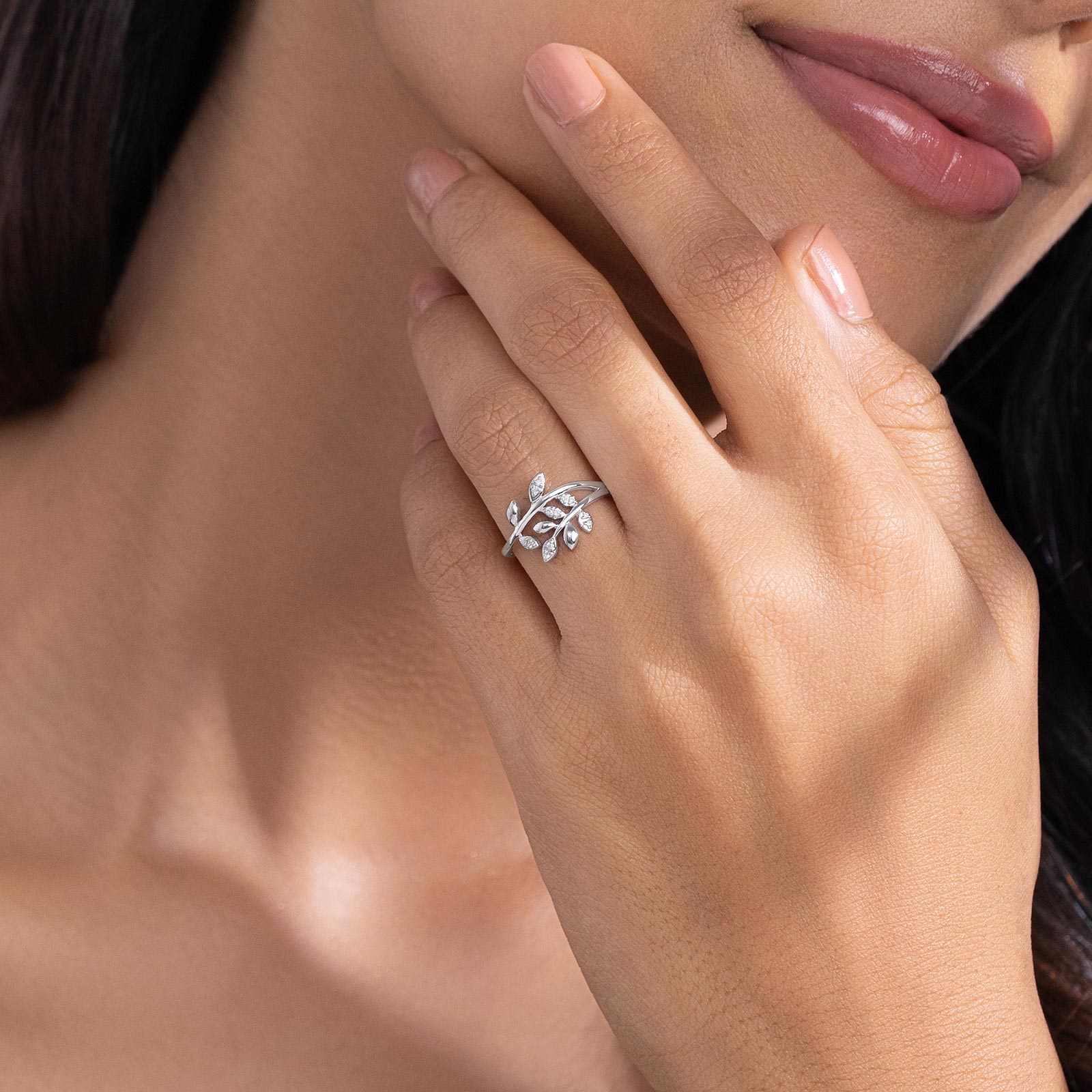 Purpose 925 Silver Diamond Ring