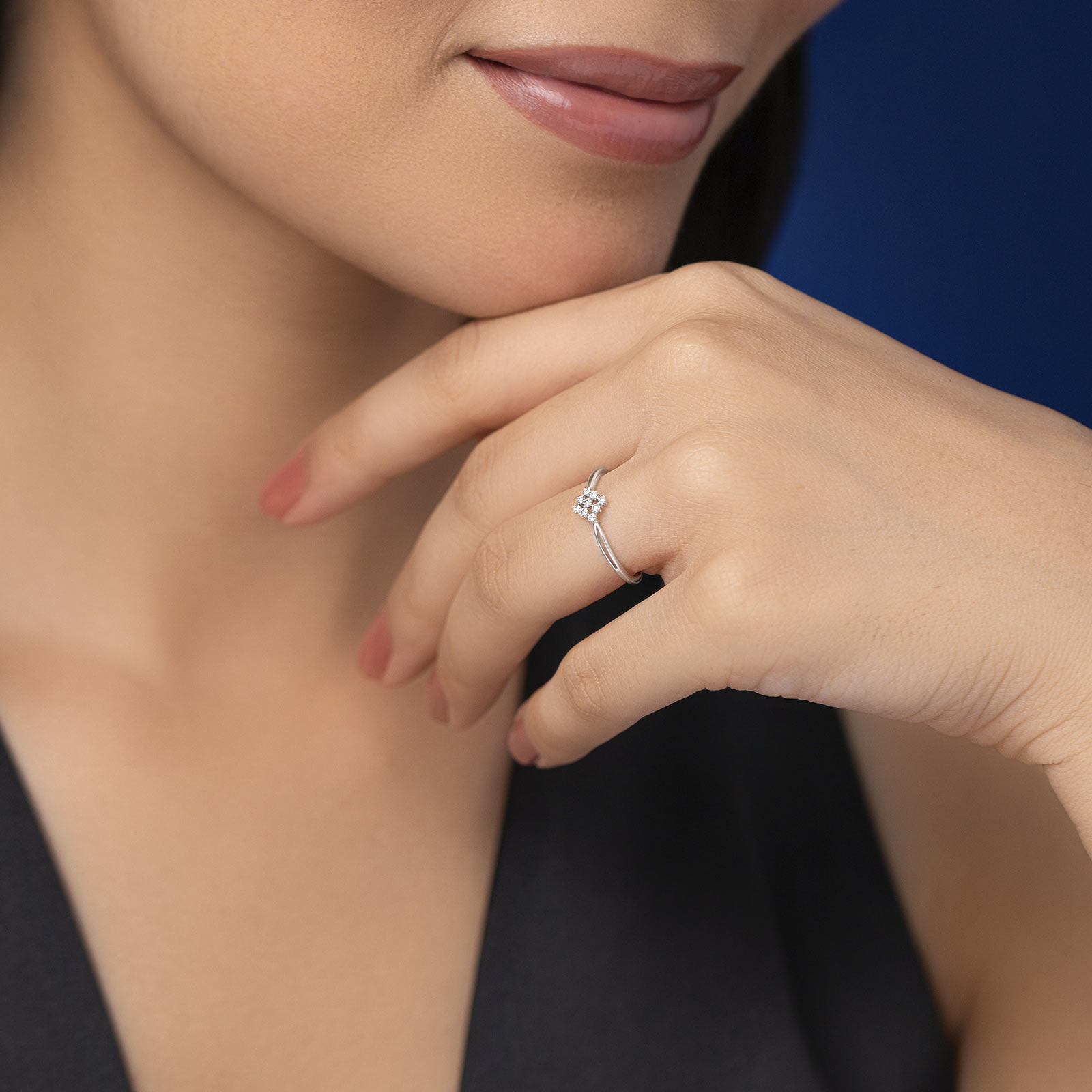 Built for greatness 925 Silver Diamond Ring