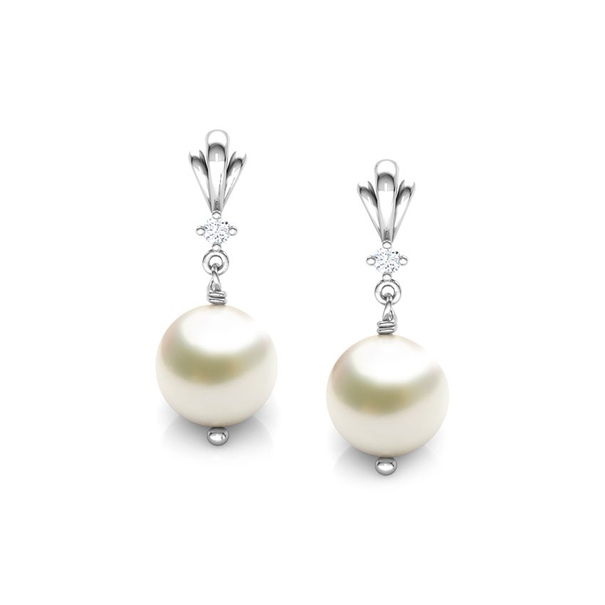 Simple Pearl Drop Earrings