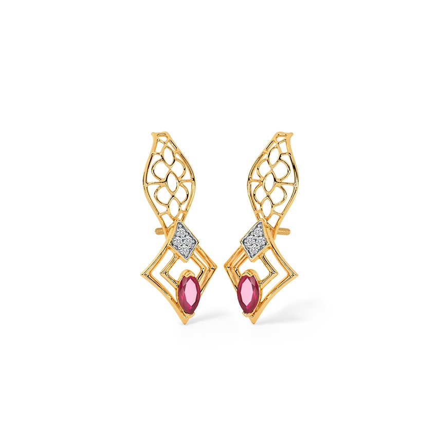Ava Gemstone Suspender Earrings