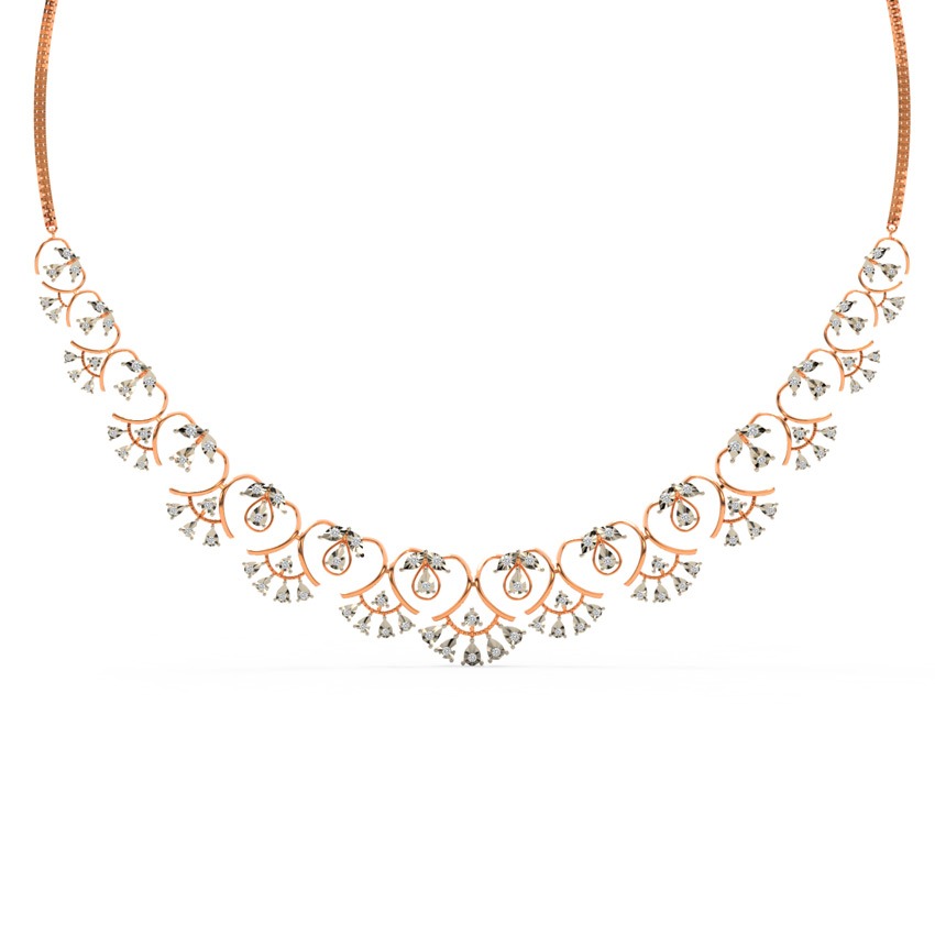 Shimmering Celestial Diamond Necklace