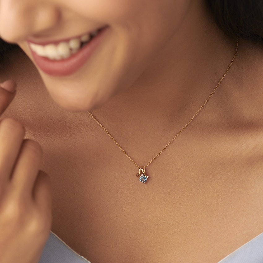 Forever Heart Gemstone Pendant