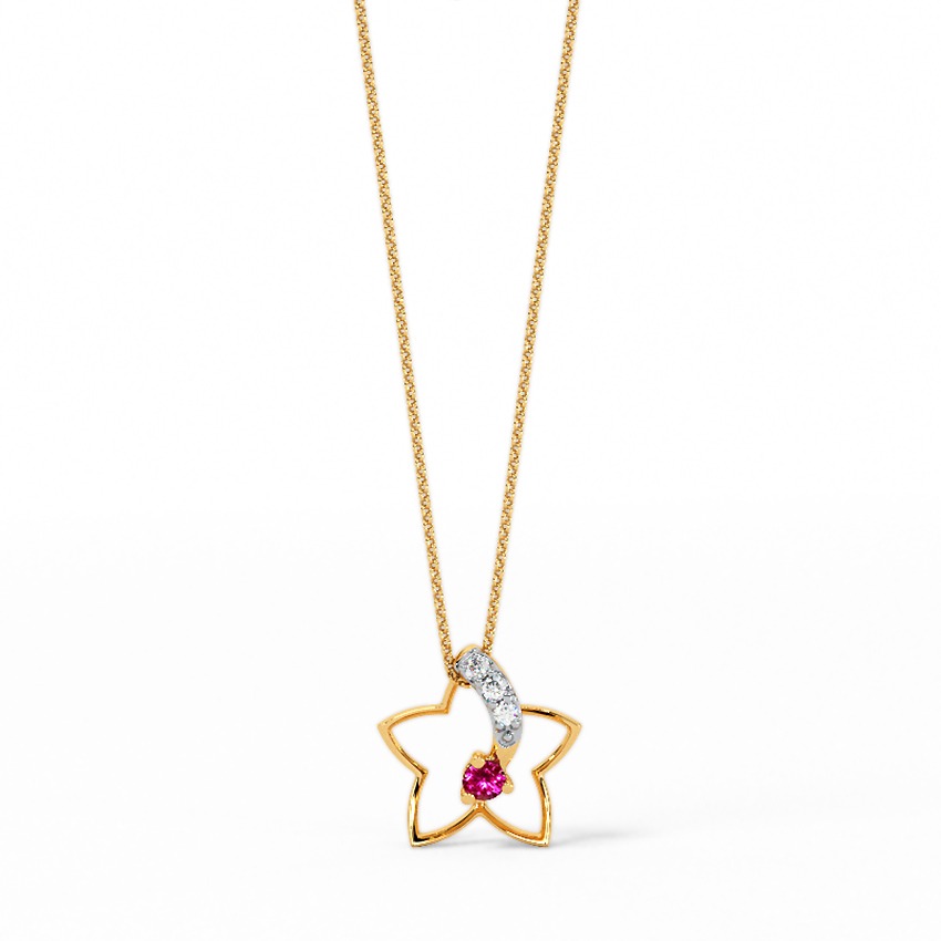 Star Trace Gemstone Pendant