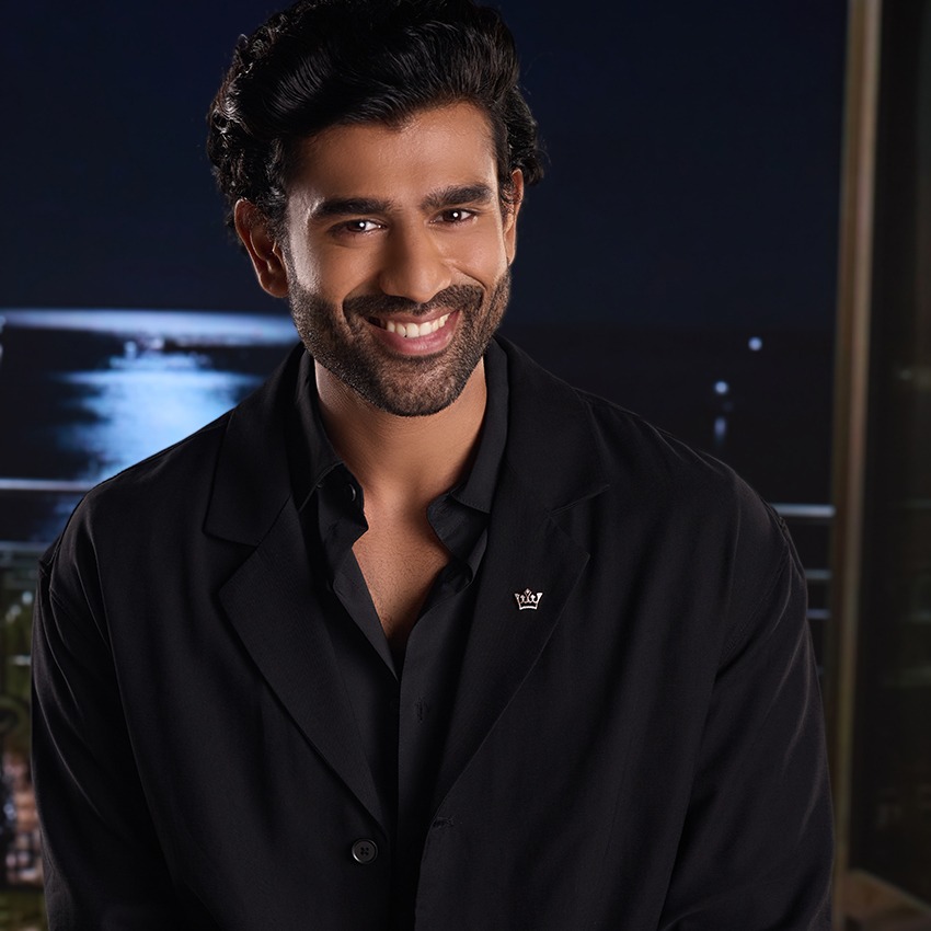 Crown Diamond Brooch for Men