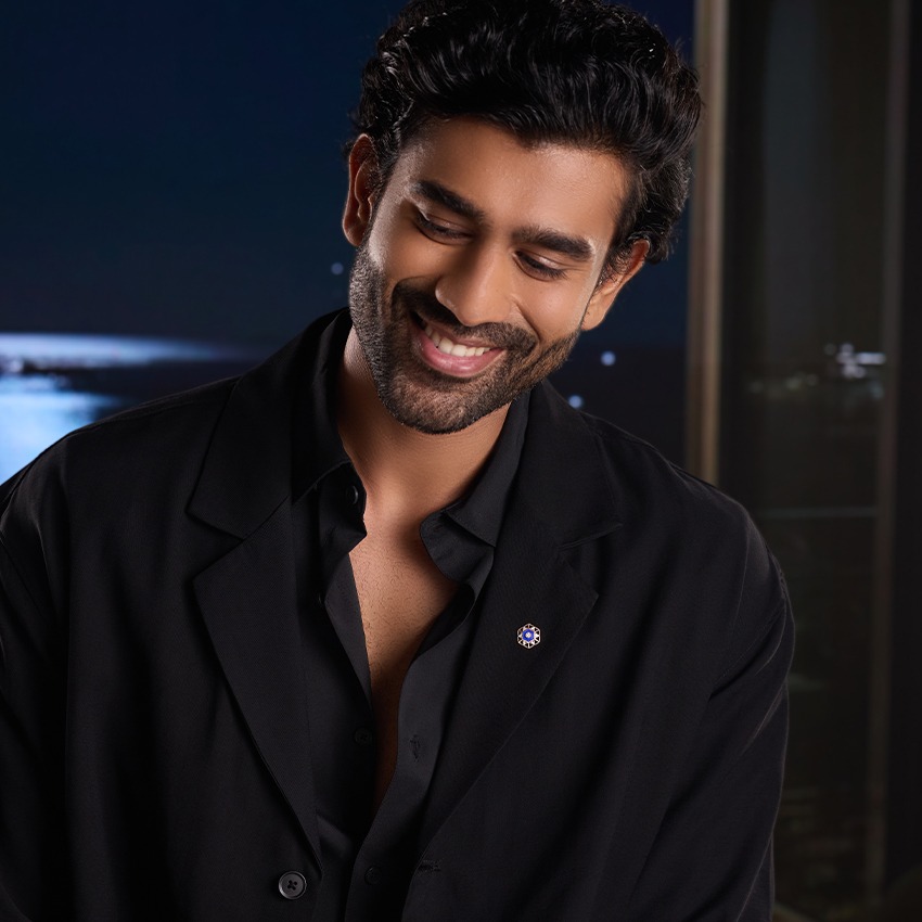 Regal Diamond Brooch for Men