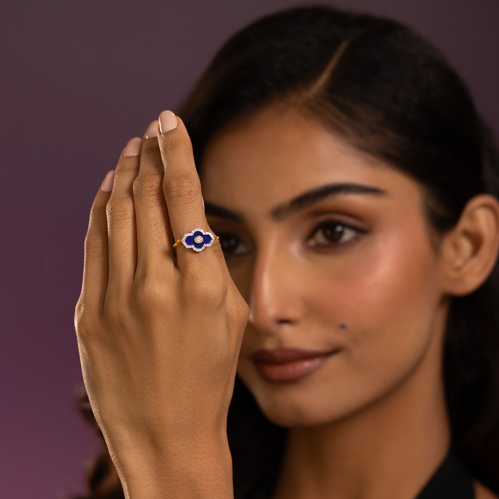 Nautical Flip Gemstone Ring