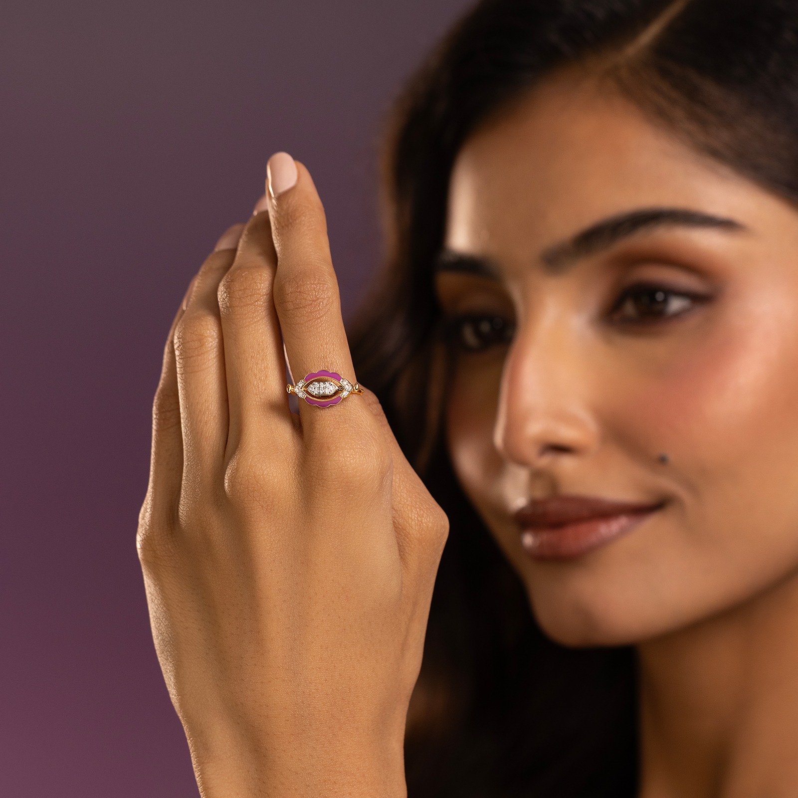 Fiora Flip Diamond Ring