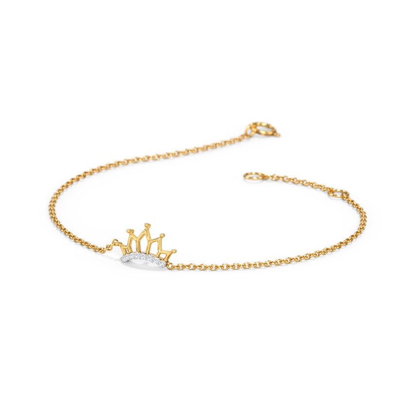 Amra Crown Kids' Diamond Bracelet
