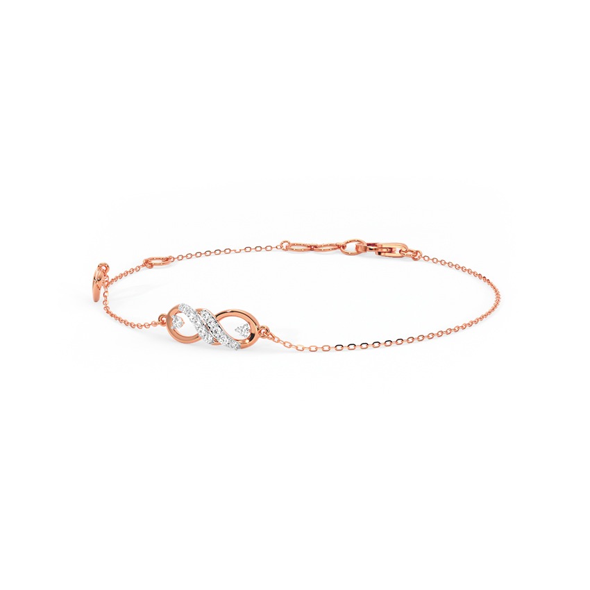 Forever Entwined Diamond Chain Bracelet