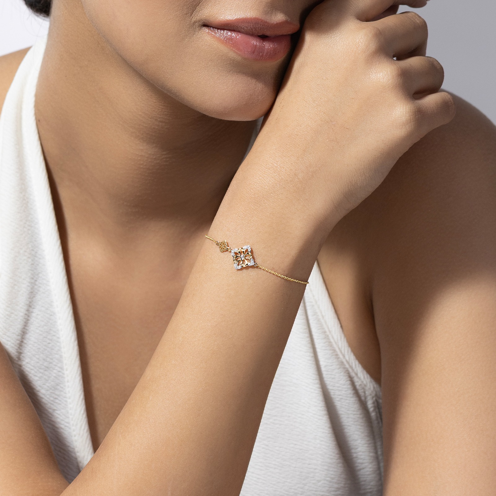 Serein Diamond Chain Bracelet