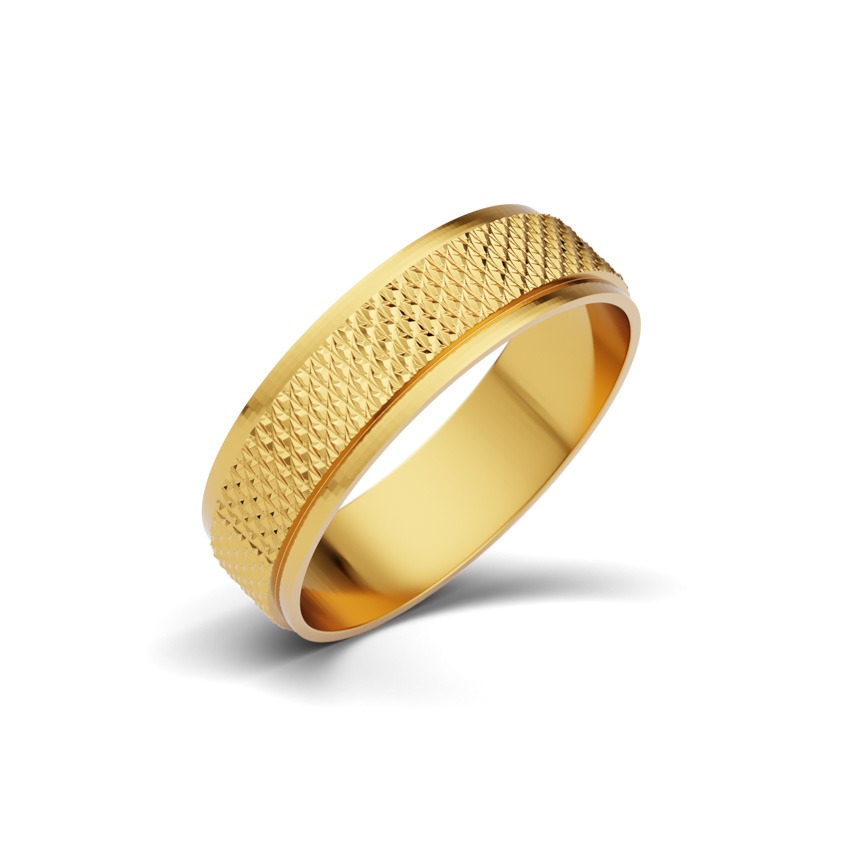 Ishaan 22KT Gold Band for Men