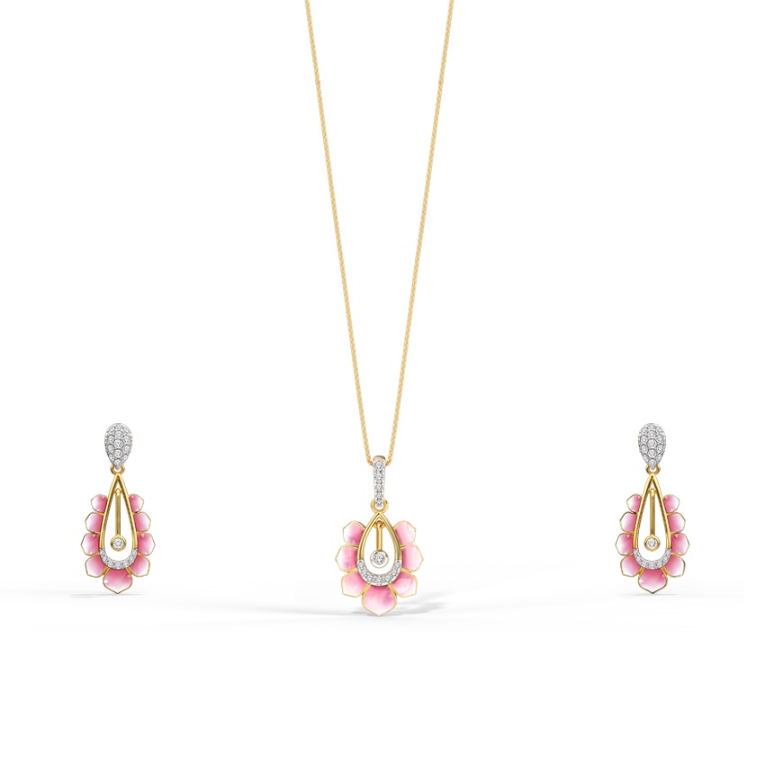 Allure Lotus Diamond Matching Set