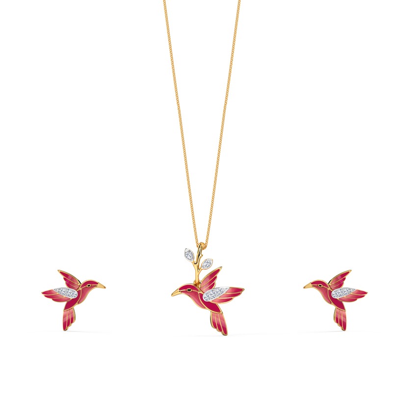 Enchanting Birds Diamond Matching Set