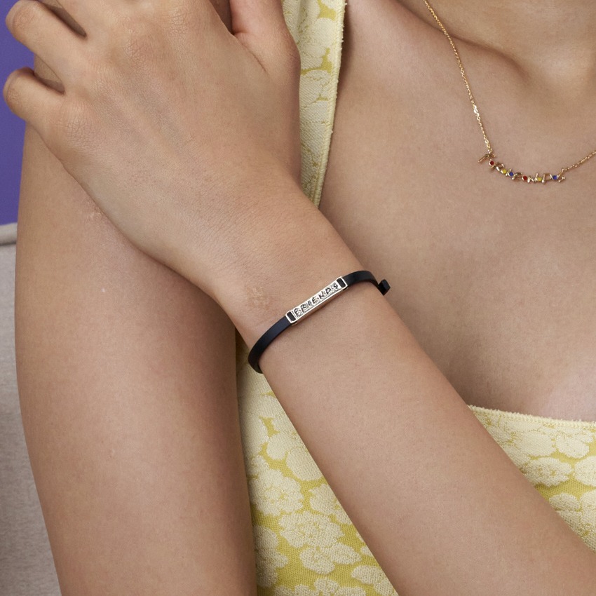 Chandler’s To My Best Bud Gold Bracelet