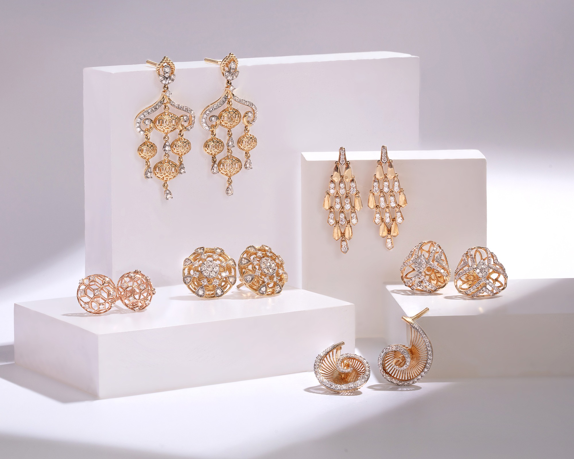 party wear earrings for gown