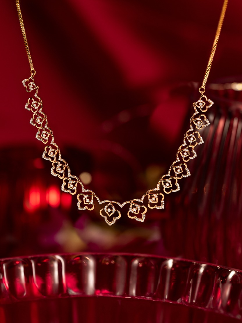 wedding gold necklace