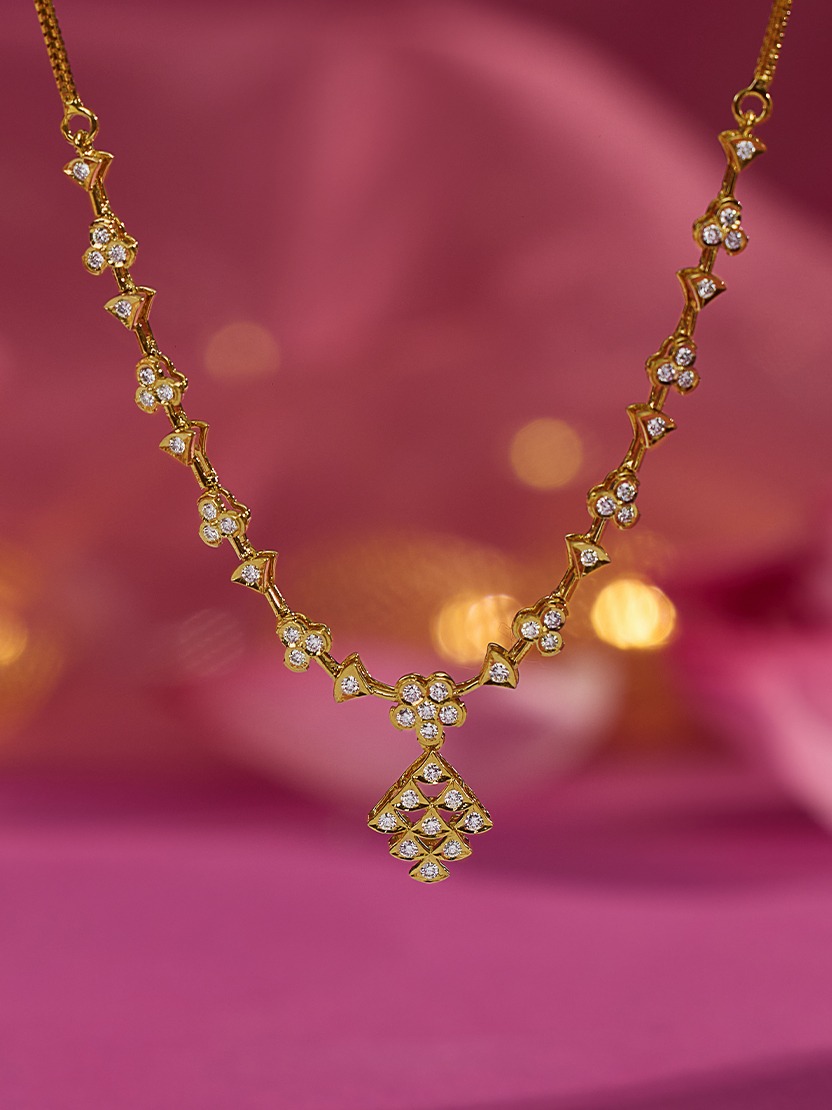 wedding jewelry gold necklace