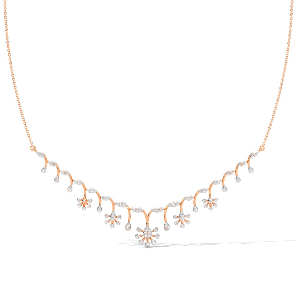 Auric Spark Diamond Necklace