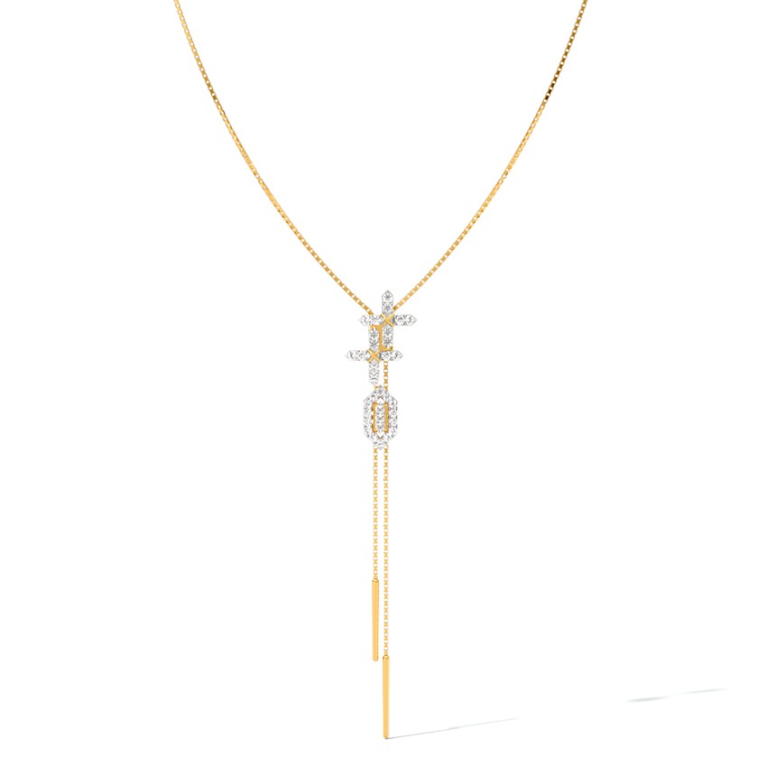 Dazzlling Swirl 4 Way Convertible Diamond Necklace