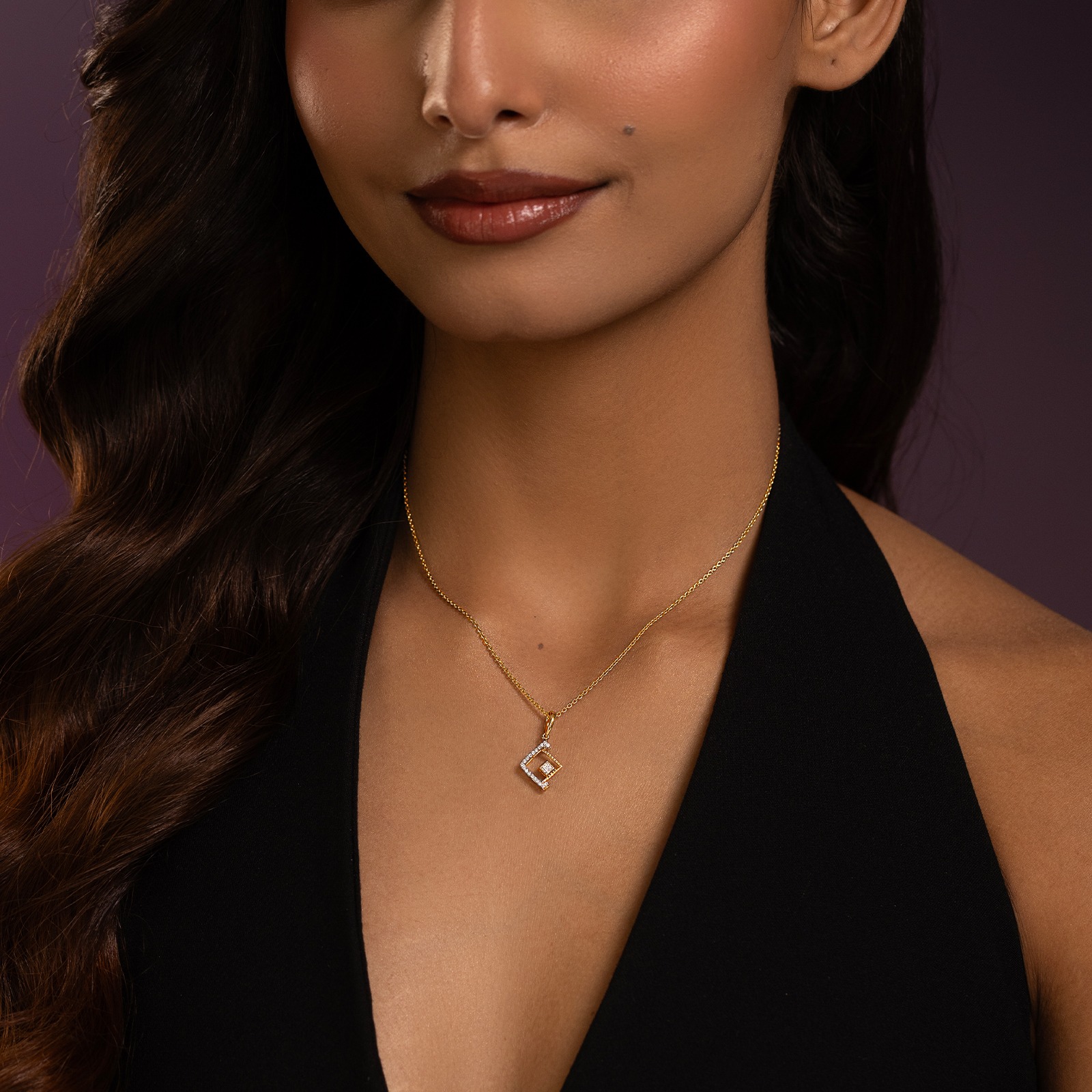 Azure Flip Gemstone Pendant