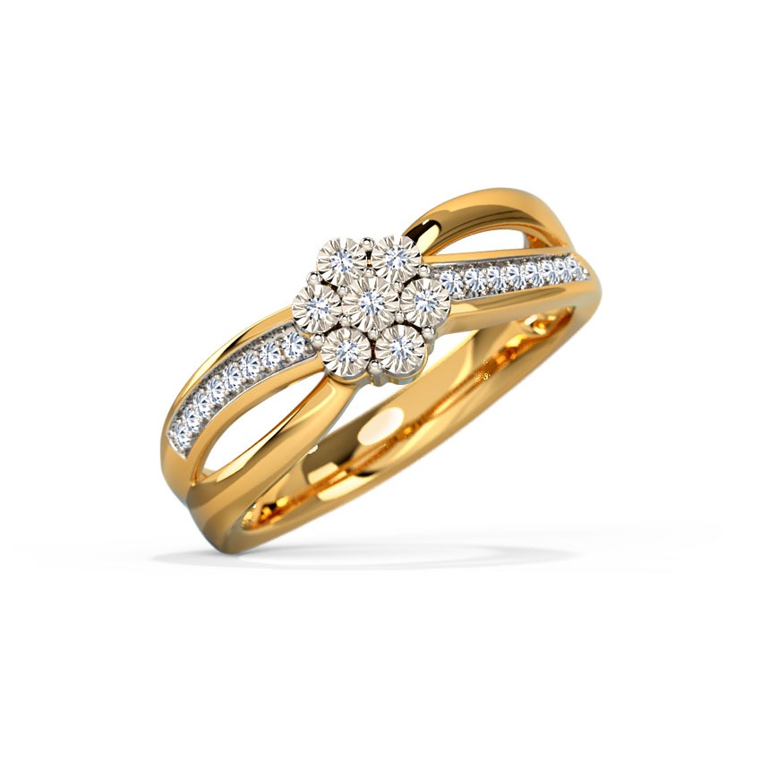 Cluster Miracle Plate Ring