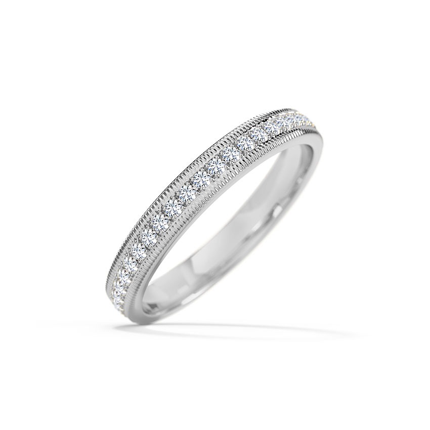 Tiara Platinum Band for Her