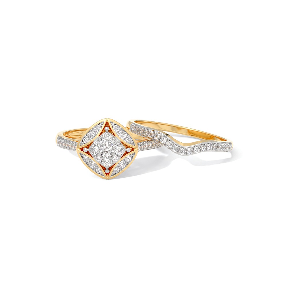 Alluring Diamond Bridal Set Ring