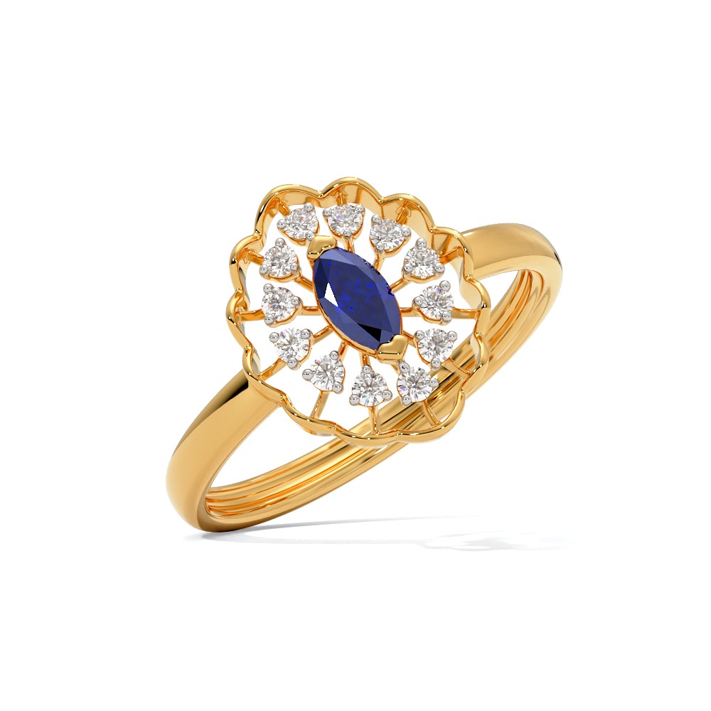 Sage Aura Gemstone Ring