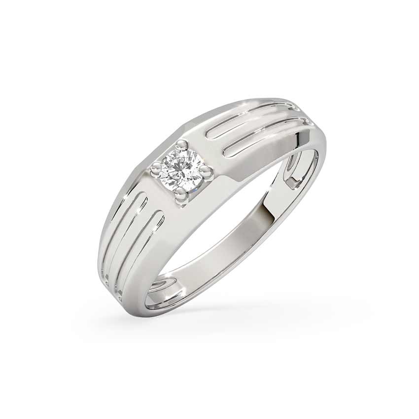 Grey Forge Diamond Ring for Men