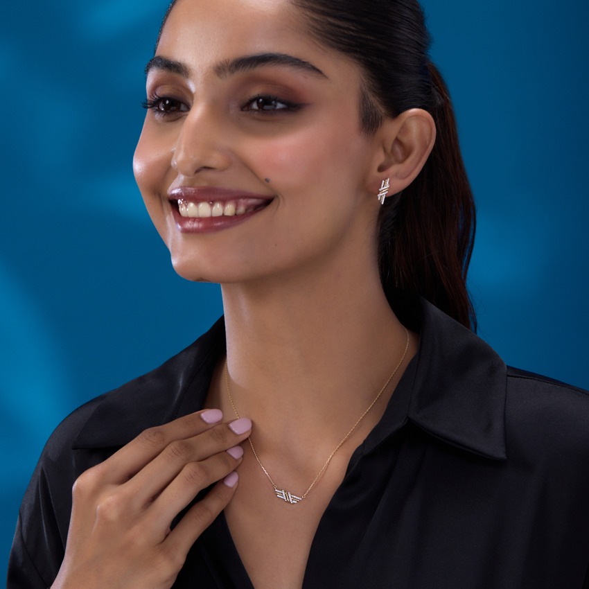 Twilight Tumble Diamond Necklace Set