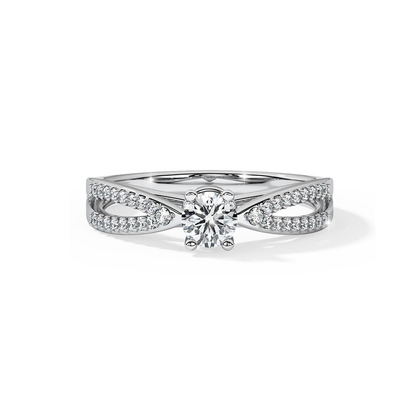 Love Knot Solitaire Ring