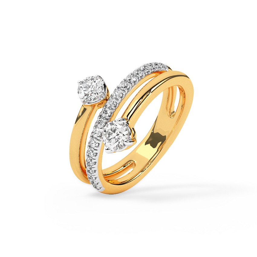 Aurora Sparkle Solitaire Ring