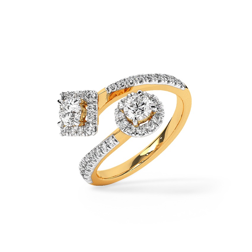 Halo Bliss Solitaire Ring