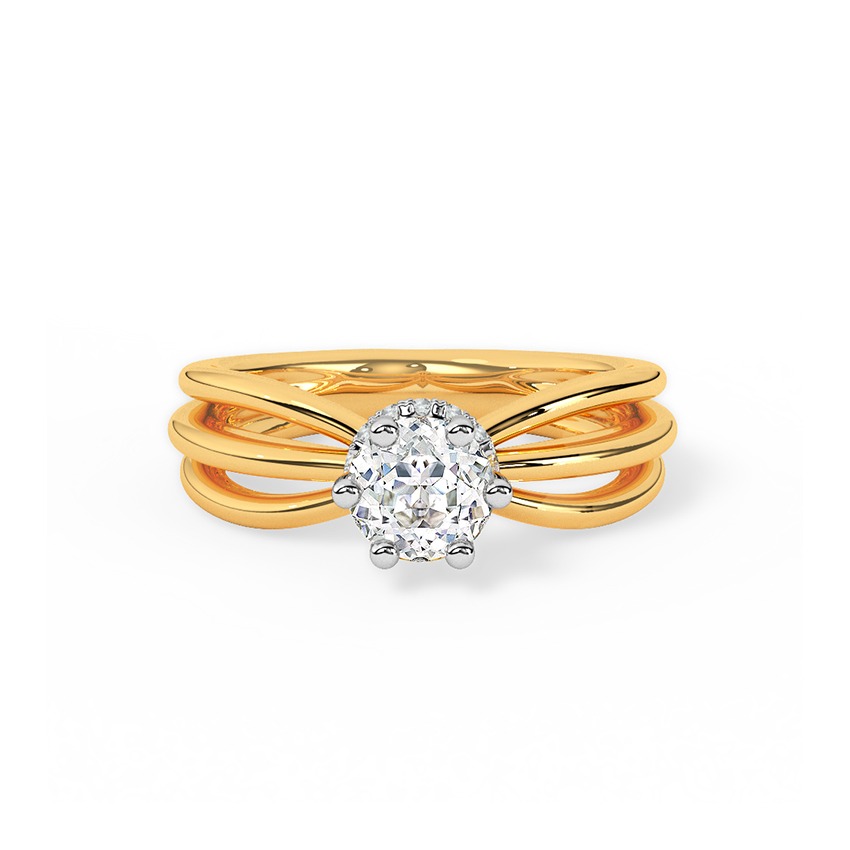 Stellar Wish 73 Cuts Solitaire Ring