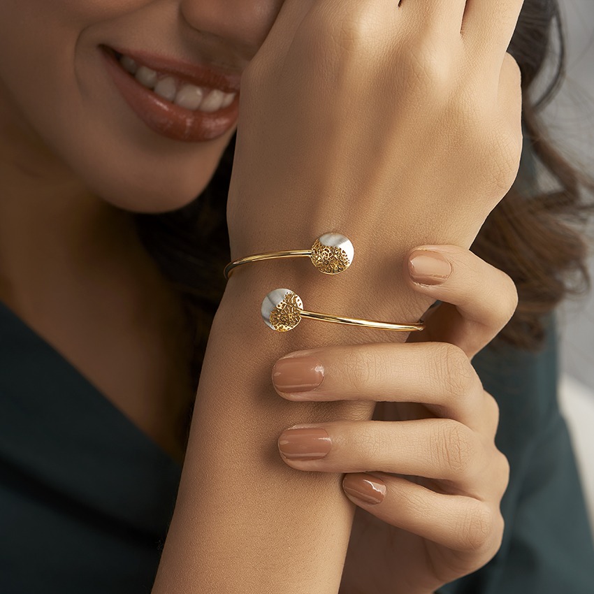 Kellie Cutout Gold Bracelet