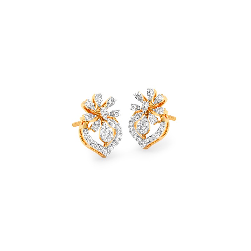 Debonair Diamond Stud Earrings