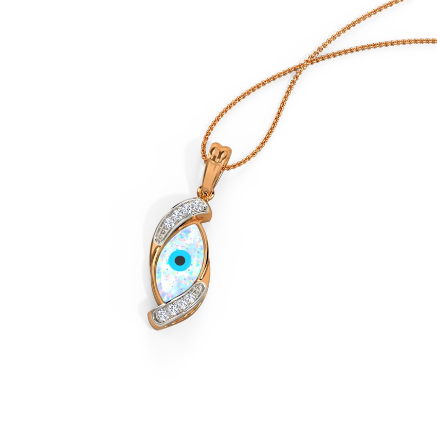 Evergreen Evil Eye Pendant