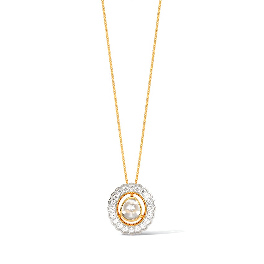 Classic Polki Diamond Pendant