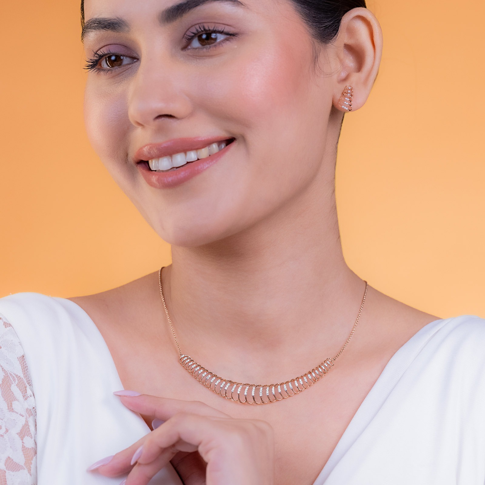 Infinite Grace Diamond Necklace Set