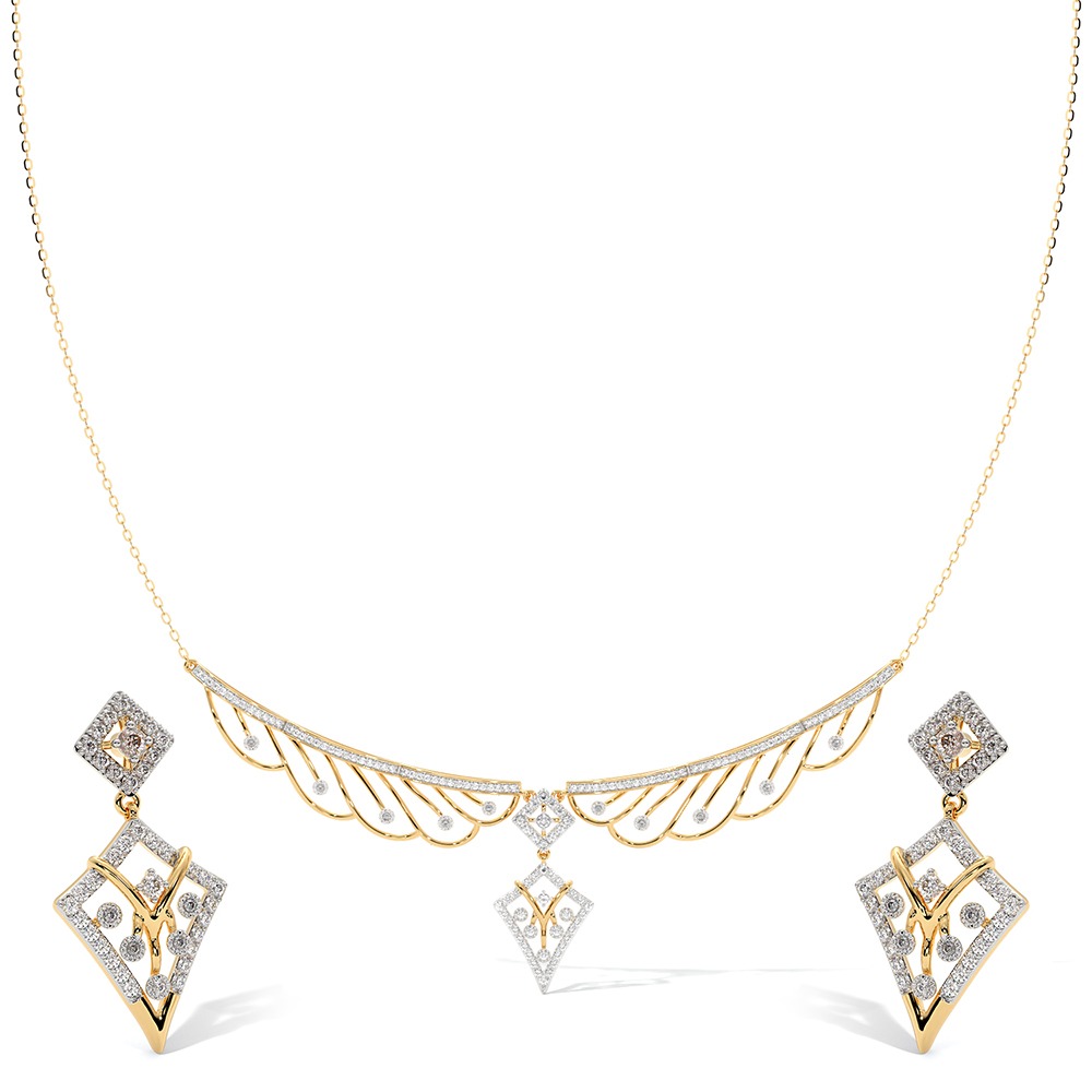 Terra Nova Diamond Necklace Set