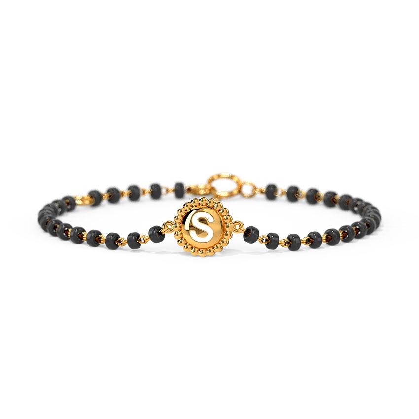 Alphabet S Kids Nazaria Gold Bracelet